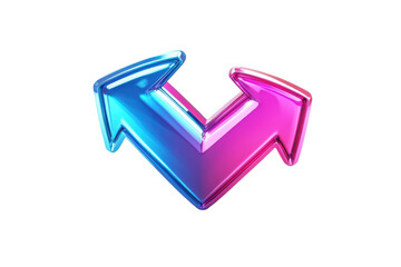 Poster - Download two way arrow icon vector graphic illustration for ui ux design asset project