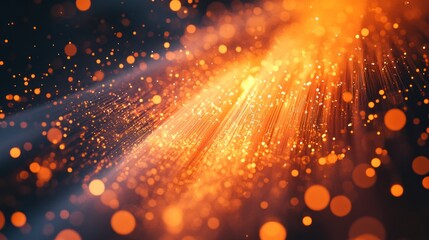Fototapete - an ethereal flow of glowing particles radiating outwards like cosmic energy with a touch of optical illusion in a dreamy abstract design