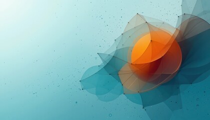 Poster - Dynamic abstract design digital art studio graphic creation modern environment creative viewpoint visual concept for contemporary aesthetics