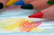 © aviavlad - Colorful crayons create vibrant sunlit artwork