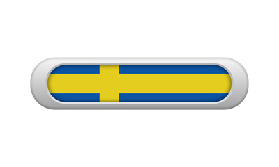 Wall Mural - Sweden flag, button, badge
