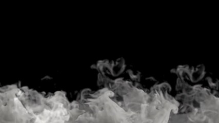 Wall Mural - Realistic dry ice smoke clouds fog overlay perfect for compositing into your shots. Simply drop it in and change its blending mode to screen or add. 3d Illustration