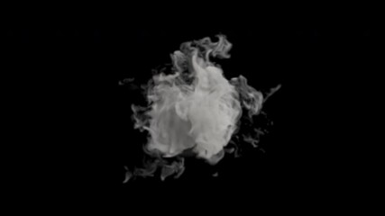 Wall Mural - Realistic dry ice smoke clouds fog overlay perfect for compositing into your shots. Simply drop it in and change its blending mode to screen or add. 3d Illustration