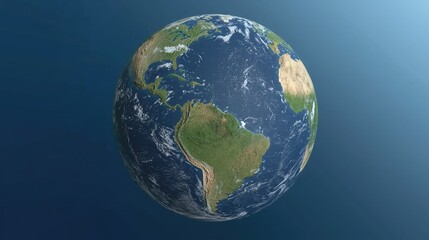 Aufkleber - A modern digital world map rendered as a rotating data-driven sphere