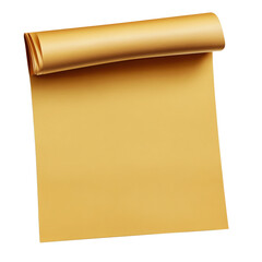 Poster - A single sheet of crisp white paper laid on a dramatic black background creating a striking contrast and visual impact isolated on transparent background..