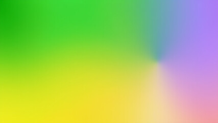 Canvas Print - vibrant gradient background in shades of green and yellow