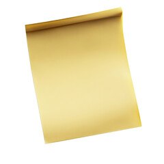 Poster - A single piece of paper resting on a black background showcasing its texture and design for creative use isolated on transparent background..