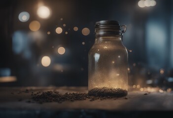 Wall Mural - dark light background room material place night dirty floor grey empty grimy cement indoor retro perspective old arena building pit blank gradient interior rough grunge concrete ground frame black