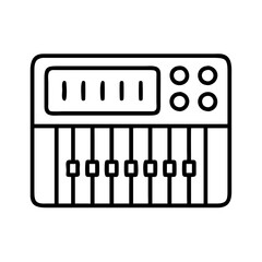 Poster - Download professional audio mixer sound equalizer console vector icon illustration for music production