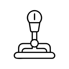 Poster - Stock vector graphic of a rubber stamp icon for business document stamping and office use illustration