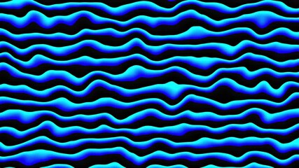 Poster - Seamless blue lines pattern of rhythmic waves for dynamic digital designs. Loop background
