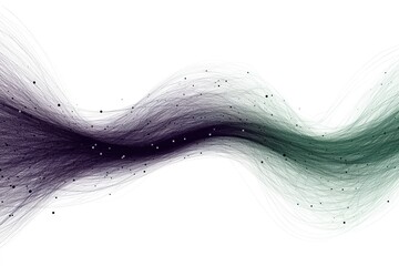 Poster - Colorful waves flow in a dynamic and abstract pattern showcasing energy and movement in a digital art creation