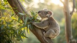koala in tree