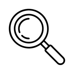 Poster - Magnifying glass icon vector search find zoom investigation discovery tool symbol graphic element