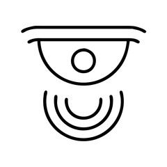 Poster - security camera icon surveillance system cctv wireless camera home security system icon vector 90