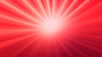 Fototapete - A red radial gradient background featuring laser spiral rays, perfect for futuristic tech-themed displays, banners, and digital presentations.

