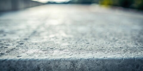 Aufkleber - Close-up Texture of a Weathered Concrete Surface with a Blurred Background Showing Depth of Field and Subtle Light Variations