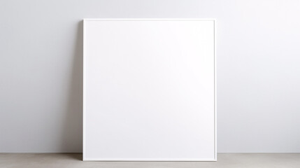 Poster - Square frame with white blank space, perfect for showcasing artwork, photos, or custom designs.

