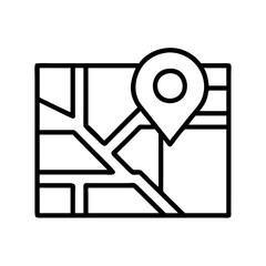 Poster - Find location map pin icon vector illustration for gps navigation and travel destination guide