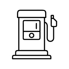 Poster - Gas station fuel pump icon vector illustration for petrol energy and service design needs