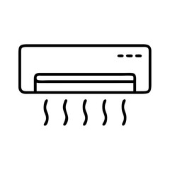 Aufkleber - Air conditioner ac unit vector illustration for cooling system and climate control design needs