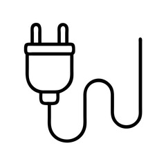 Poster - Electrical plug vector icon illustration for power cord, outlet, and connection needs design