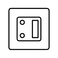 Poster - Electrical light switch vector illustration for on off control power supply lighting home use 90