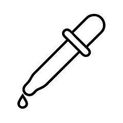 Poster - dropper tool icon vector illustration, laboratory equipment, medicine, science, and healthcare desig