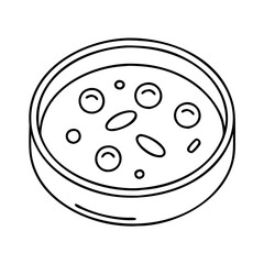 Wall Mural - petri dish icon, petri dish vector illustration-simple illustration of petri dish, perfect for petri