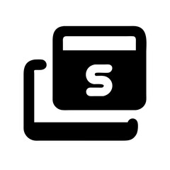 Poster - Payment Icon for Financial Transactions and Digital Wallet Systems