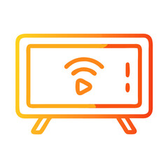 Poster - Smart TV Icon for Modern Entertainment and Connectivity