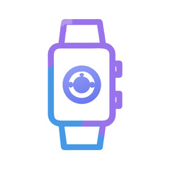 Poster - Smartwatch Icon for Modern Technology and Wearable Devices