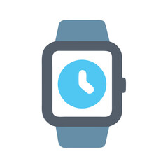 Poster - Smartwatch Icon for Modern Technology and Wearable Devices