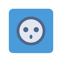 Poster - Socket Icon for Electrical Connectivity and Utility