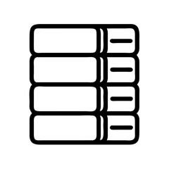 Poster - Stack of Closed Books Icon for Learning and Knowledge