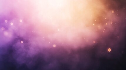 Poster - Soothing colors of purple and black merge with gold sparkles in a watercolor-style abstract design, evoking a serene and elegant aesthetic reminiscent of Japanese art
