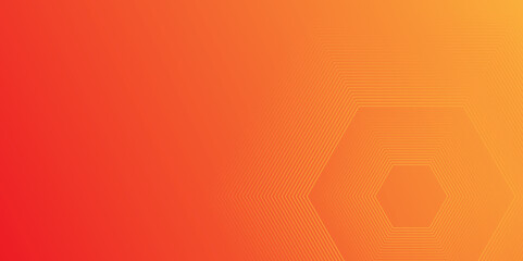 Poster - abstract orange fluid banner template background. modern concept for graphic design. orange color ba