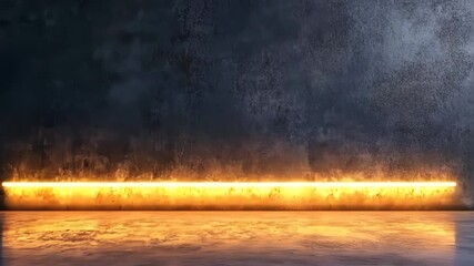 Poster - Luminous glow highlights textures in an industrial space during late evening ambiance Generative AI