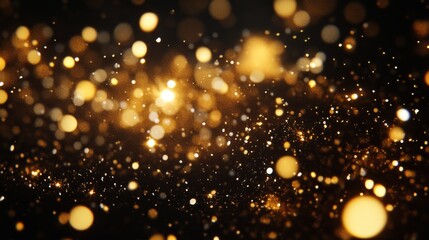 Aufkleber - Seamless golden metallic texture displays an uneven brushed surface with delicate sparkles, perfect for creating upscale backgrounds or luxurious print designs