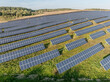 © Mindaugas Dulinskas - Rows of Photovoltaic Panels. Compose Renewable Energy. Drone Point of View. Solar Power Station Panels.