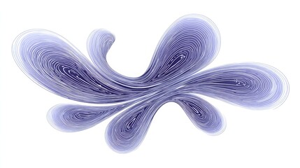 Poster - Serene Swirls Abstract Design - Abstract artwork symbolizing fluidity, harmony, movement, energy, and serenity. Elegant and graceful design perfect for meditation or relaxation