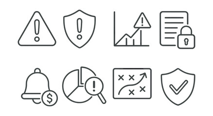 Set of icons for a computer program
