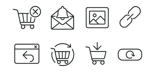 Poster - Shopping cart icon is shown on the left side of the image