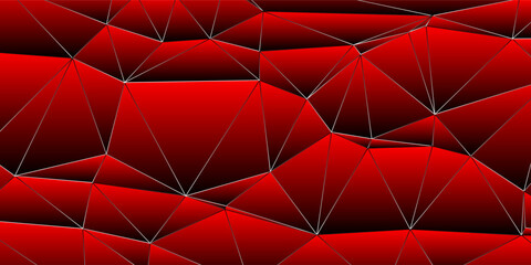 Poster - Abstract geometric background with triangle shape pattern