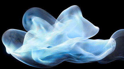 Poster - Abstract Blue Digital Design