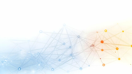 Poster - Abstract Network Design With Colorful Gradient