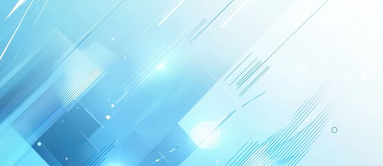 Aufkleber - Abstract blue background featuring diagonal stripes and light effects, showcasing a technological glass texture. Ideal for business presentations, web banners, or futuristic digital wallpapers.