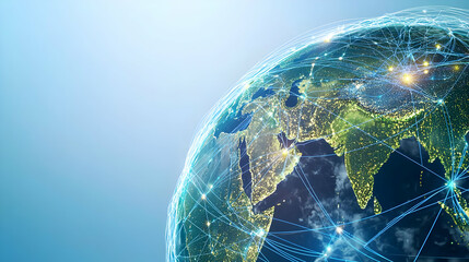 Poster - Global Networked Earth Illustration