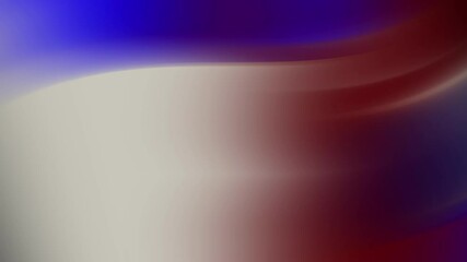 Poster - Gradient video background with patriotic blue, white, and red colors. Suitable for designs related to patriotism, flags, national holidays, and sports events.