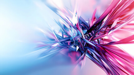 Poster - Abstract Geometric Explosion Of Colors